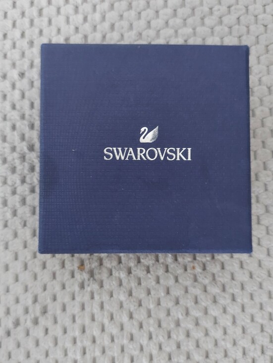 Swarovski Jewelry - Swarovski Dark Blue Presentation Box with Silver Logo